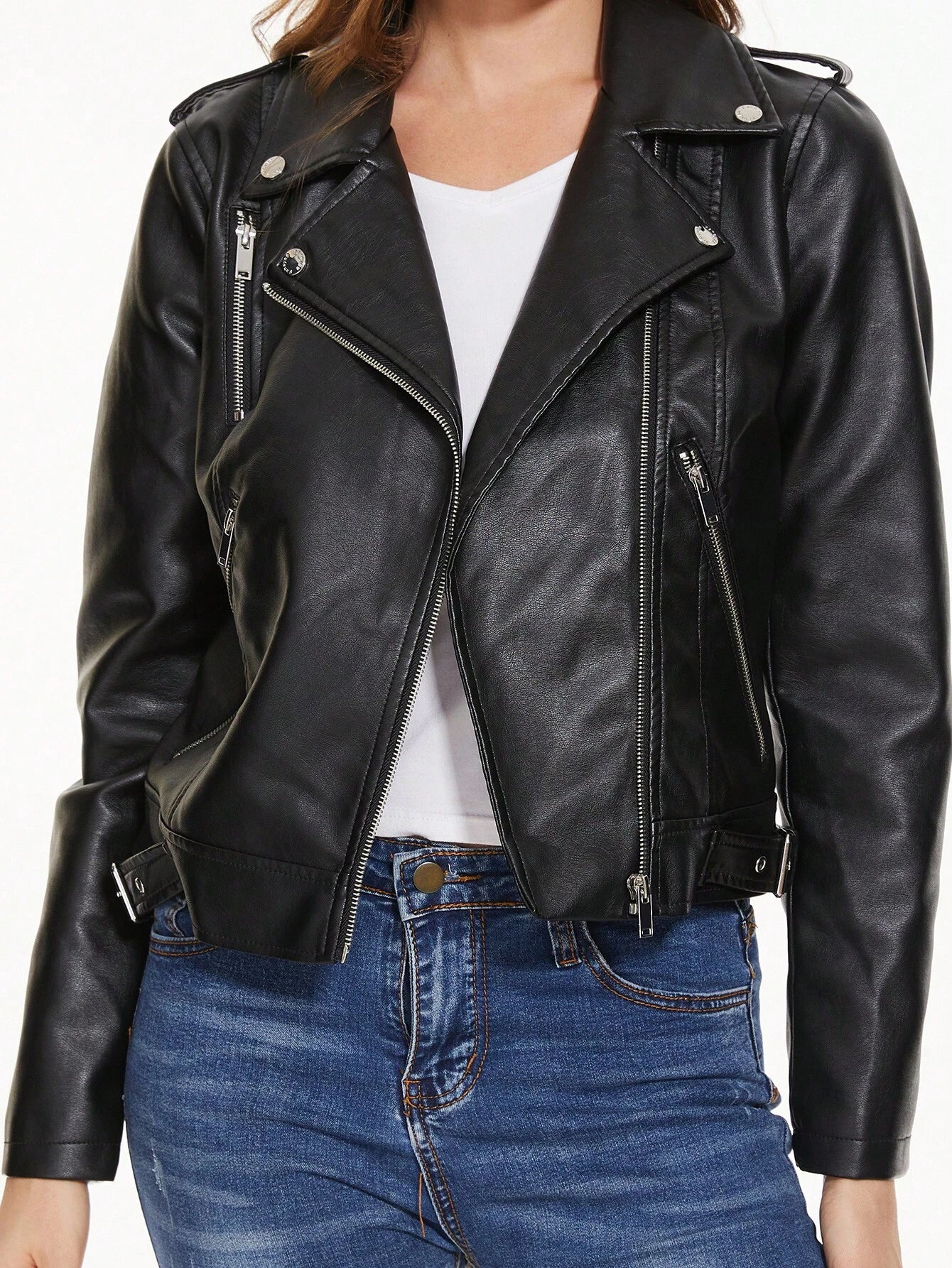 ✨ Giacca in Pelle – Eleganza che Ti Avvolge • 70% OFF fino alla fine della liquidazione 🔥