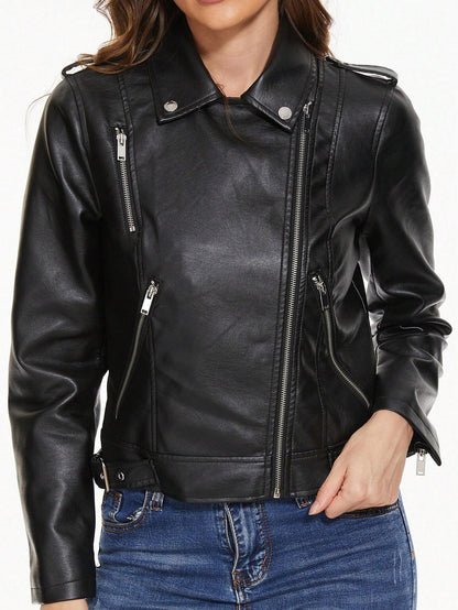 ✨ Giacca in Pelle – Eleganza che Ti Avvolge • 70% OFF fino alla fine della liquidazione 🔥